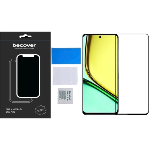 Аксессуар для смартфона BeCover Tempered Glass Black for Realme C67 (710633)