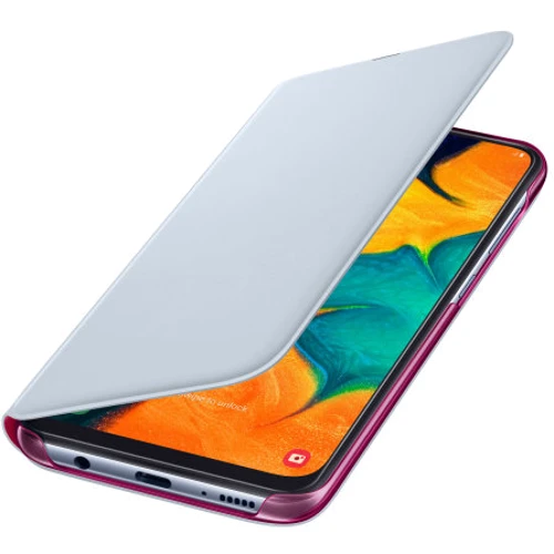 Чехол для телефонов Samsung Wallet Cover White (EF-WA305PWEGRU) for Samsung A305 Galaxy A30: Материал поликарбонат и полиуретан
