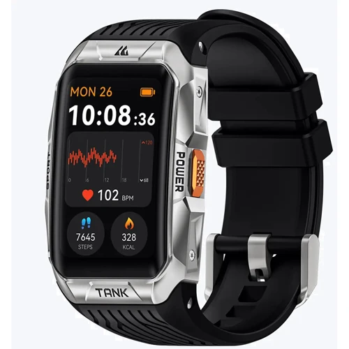 Смарт-годинник Kospet Tank X2 Ultra Silver: Види спорту Плавання, Велоспорт, Біг