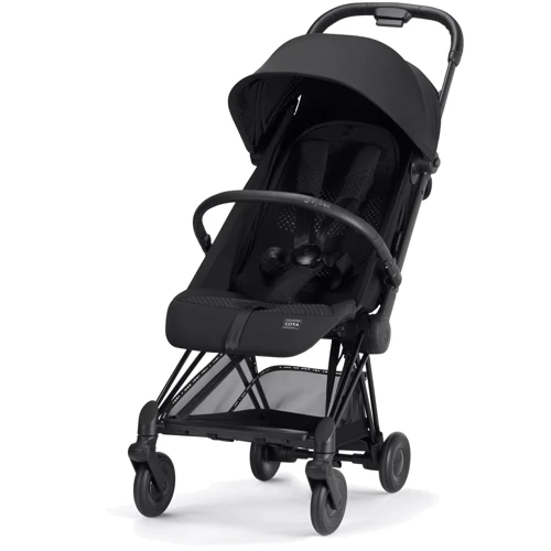 Прогулочная коляска Cybex Coya Urban Mobility Black с бампером и дождевиком (524000691): Количество блоков 1