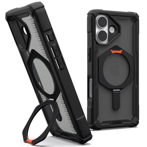 Чехол для iPhone Urban Armor Gear UAG Plasma XTE MagSafe Black/Pop Orange (114526114097) for iPhone 17