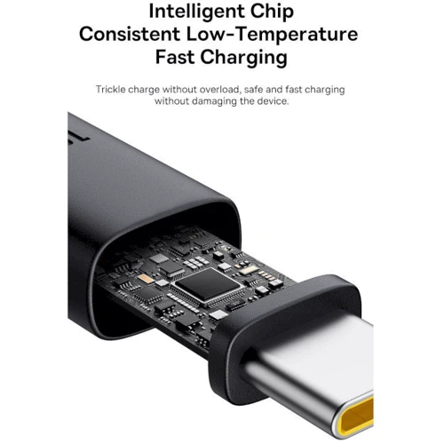 Кабель Baseus Cable USB-C to USB-C 100W 2m Gold/Black (P10377803U01-02) фото 10