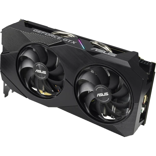 Видеокарта ASUS GeForce GTX 1660 DUAL OC EVO 6GB (DUAL-GTX1660-O6G-EVO): Разрядность шины памяти, бит 192