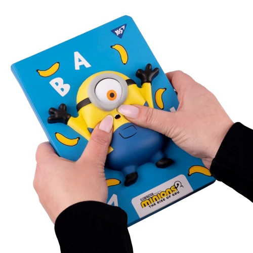 Блокнот-сквіш YES А5, 128 арк., лін. Minions (151789) фото 6