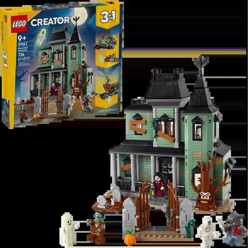 Конструктор LEGO Creator Маєток з привидами (31167): Рекомендований вік 9+