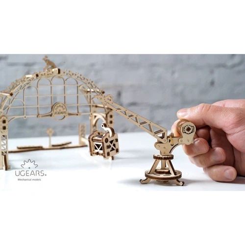 Механічний 3D пазл UGEARS "Маніпулятор на рейках" (70032) фото 6