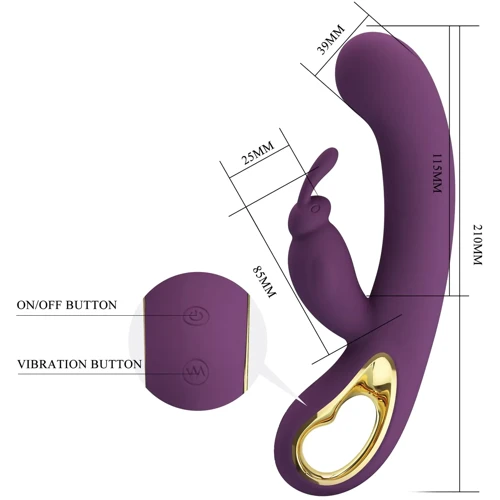 Смарт вибратор LYBAILE Pretty Love Liam Purple (BI-014420HP)