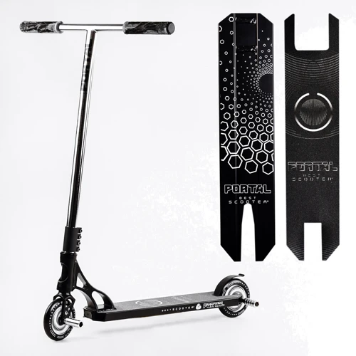 Самокат трюковий Best Scooter Portal Black and White (114053) фото 9