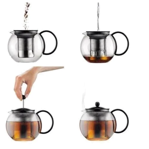 Заварочный чайник Bodum Assam 0.5 л (1812-01): Цвет черный
