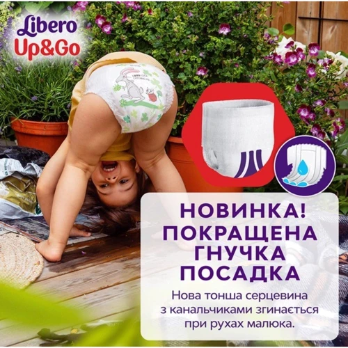 Підгузки Libero Up&Go 3 (46): Розмір підгузника 3 (M)
