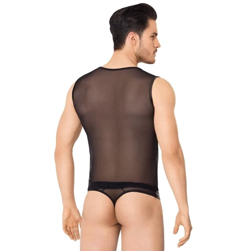 Мужское белье SoftLine - Shirt and Shorts 4606, XL (black)