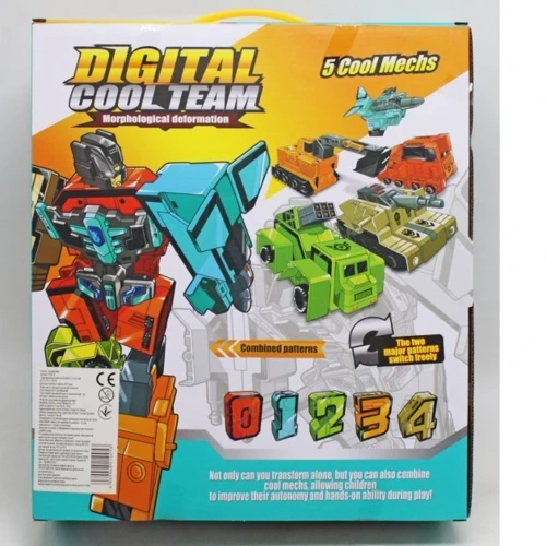 Трансформер Mic Digital Cool Team цифры (8337-8): Тип игрушки Робот-автомобиль
