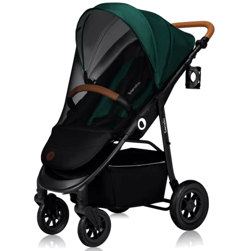 Прогулочная коляска Lionelo Natt Green Emerald (LO-NATT GREEN EMERALD): Материал колес резина (надувные)