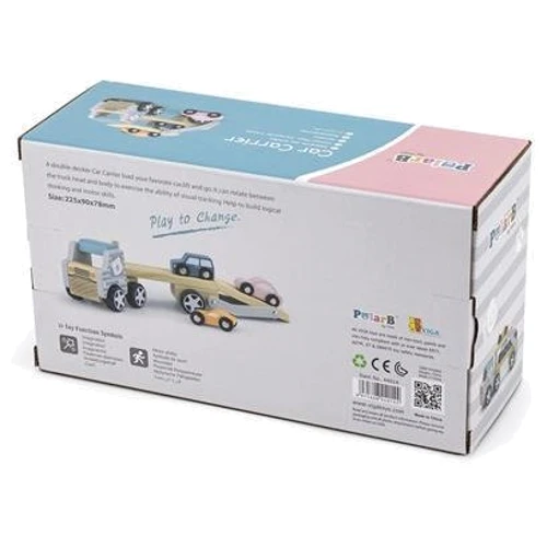 Деревянная игрушечная машинка Viga Toys PolarB Автовоз (44014)