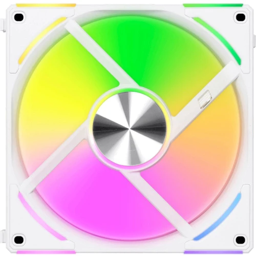 Кулер Lian Li Uni Fan AL140 V2 White (G99.14ALV21W.00): Уровень шума, dB 26.8