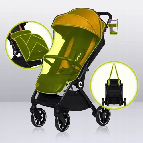 Візок Lionelo Cloe Brown Rust (LO-CLOE BROUN RUST) фото 12