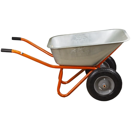 Тачка садово-будівельна Flora 100л 320кг колесо 15" (5056714): Обсяг кузова (рідка суміш), л 100