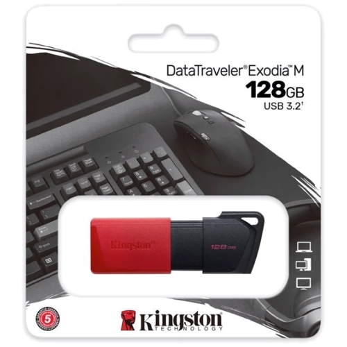 USB-флешка Kingston 128GB DataTraveler Exodia M Red USB 3.2 (DTXM/128GB) фото 14
