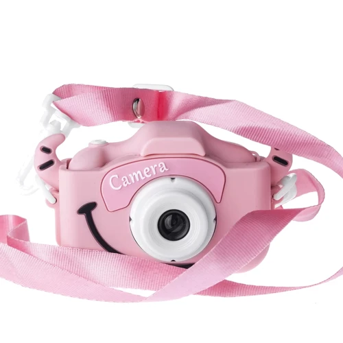 Цифровой детский фотоаппарат Baby Photo Camera Cartoon Monster pink