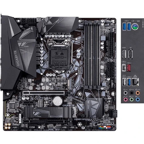 GIGABYTE Z490M GAMING X: Оперативная память 4xDDR4 4400 МГц, до 128 ГБ
