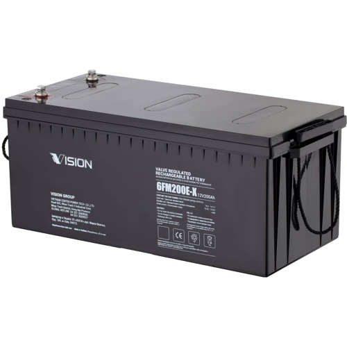 Акумуляторна батарея Vision FM, 12V, 200Ah, AGM (6FM200E-X)
