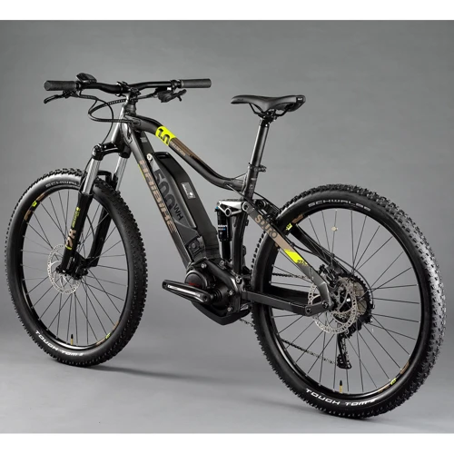 Электровелосипед HAIBIKE SDURO FullSeven 1.0 500Wh 10 s. Deore 27.5", рама М, серо-лаймово-бронзовый, 2020: Цвет серый