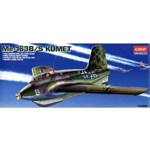 Винищувач ACADEMY Messerschmitt Me-163 B/S Komet AC12470