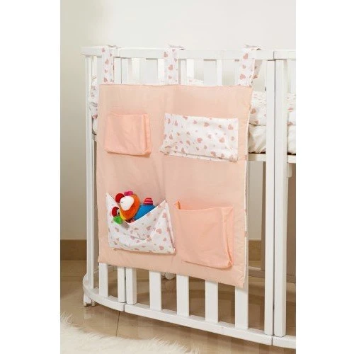 Постільний комплект 8 ел. Twins Evo Angel Baby 4074-A-043, coral, кораловий