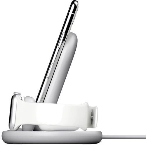 Зарядний пристрій Belkin Wireless Charger Base Station White (WIZ001VFWH) for Apple iPhone and Apple Watch: Тип бездротове