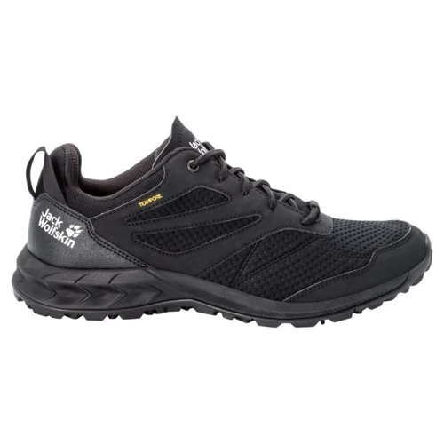 Полуботинки Jack Wolfskin Woodland Texapore Low M 4039211-6000 43.5 черные текстиль демисезон фото 1