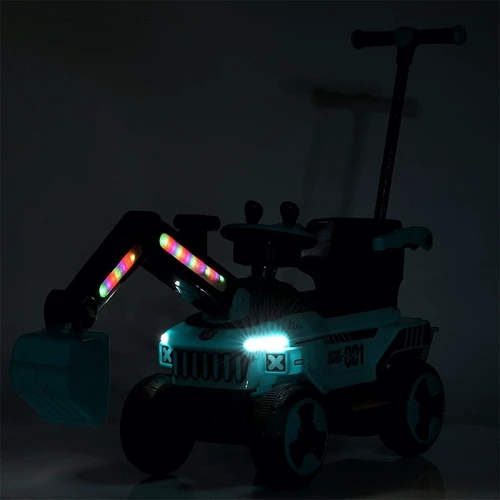 Детский электромобиль-толокар 3в1 Bambi зеленый (M 5783BLR-5)