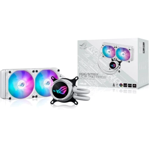 Кулер Asus ROG Strix LC III 240 ARGB White Edition (90RC00S2-M0UAY0): Количество вентиляторов, шт 2