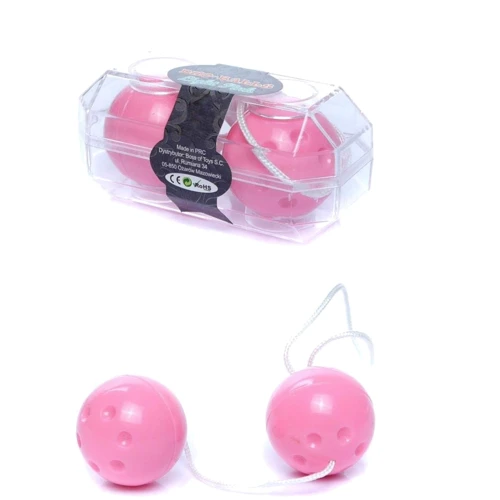 Вагинальные шарики BOSS Series Duo Balls Light Pink