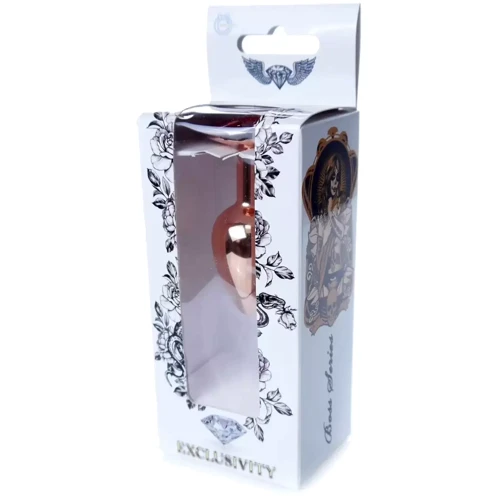 Анальная пробка с кристаллом BOSS of TOYS Boss Series - Jewellery Red Gold PLUG Red S, BS6400109