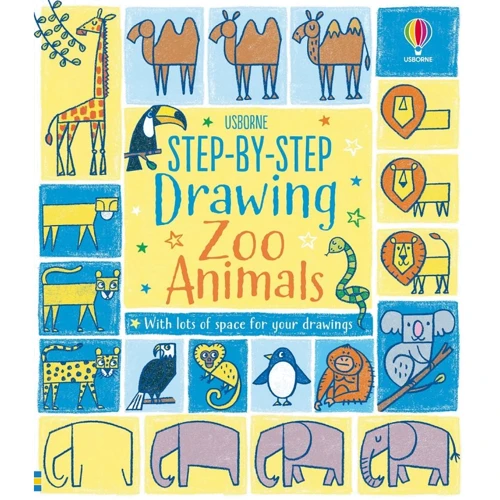 Step-by-step Drawing Zoo Animals / Пошаговое рисование зоопарка