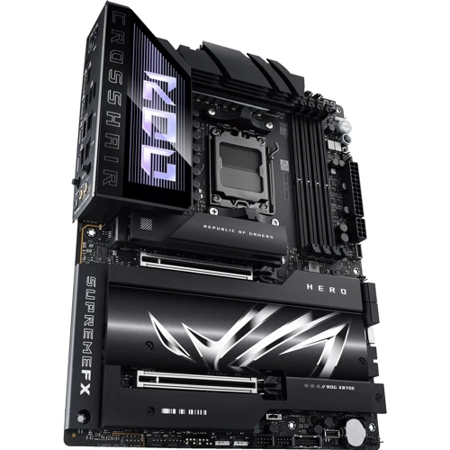 ASUS ROG CROSSHAIR X870E HERO UA: Оперативная память 4xDDR5 8200 МГц, до 192 ГБ