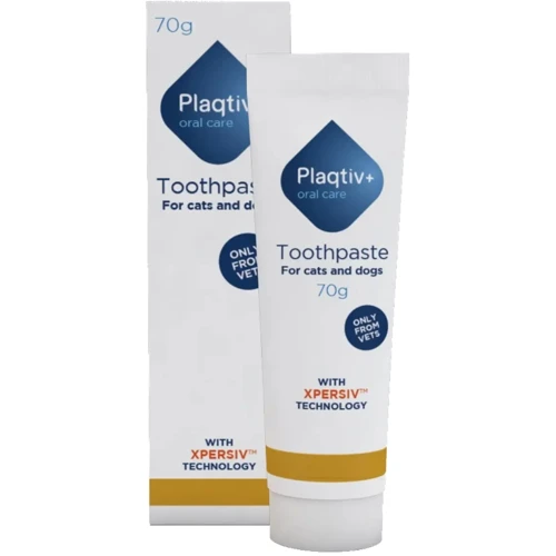 Зубна паста для собак та кішок Plaqtiv+ Toothpaste 70 г (5055037403374)