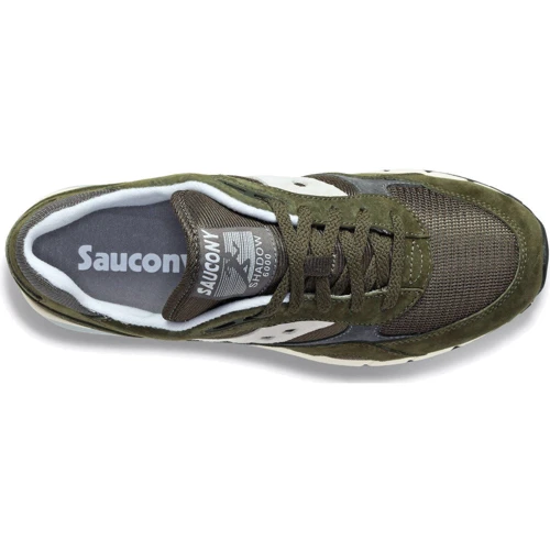 Кроссовки Saucony Shadow 6000 (70441-45s) 44 (11) зеленые натуральная замша демисезон: Вид Кроссовки