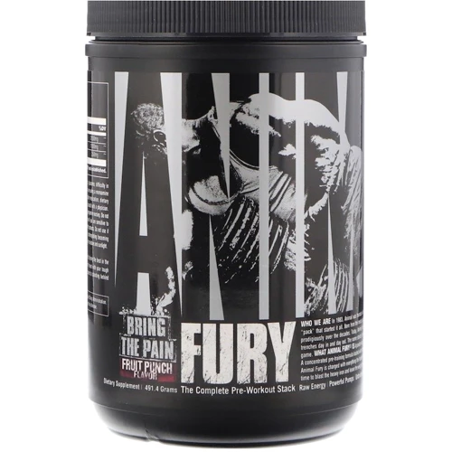 Universal Nutrition Animal Fury 491,4 g /30 servings/ Fruit Punch