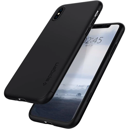Чехол для iPhone Spigen Thin Fit 360 Black (065CS24846) for iPhone Xs Max фото 7