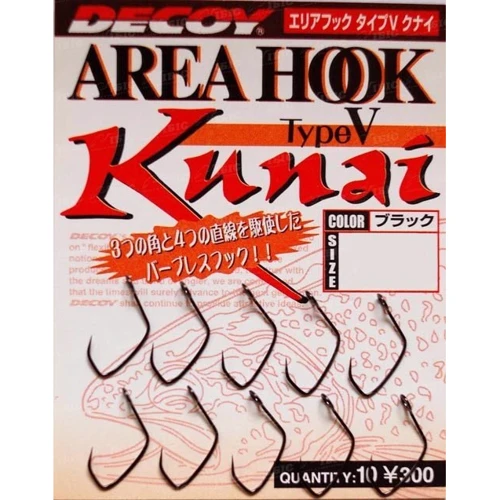 Крючок Decoy Area Hook V Kunai 4, 10шт (1562.02.07)