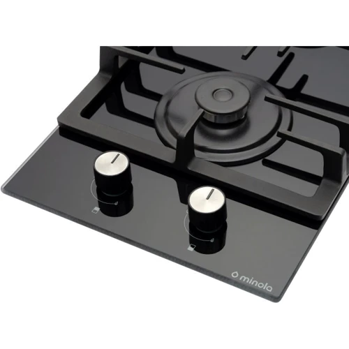 Варочная поверхность Minola MGG 31436 BL: Количество конфорок 2
