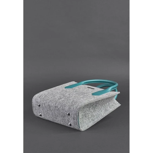 Женская сумка тоут BlankNote Blackwood серая (BN-BAG-28-felt-tiffany): Тип Сумки