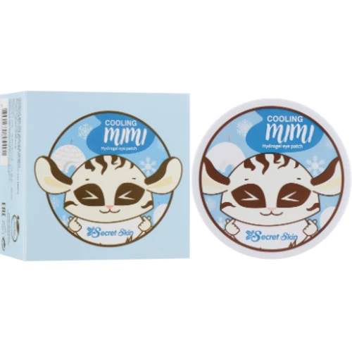 Secret Skin Cooling Mimi Hydrogel Eye Patch Гидрогелевые охлаждающие патчи для глаз с экстрактом агавы 60 шт.