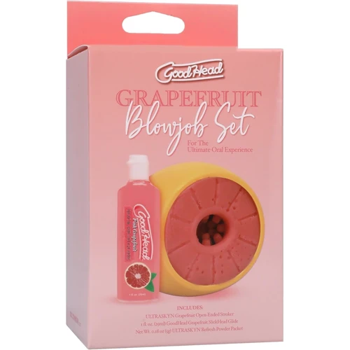 Набор для минета Doc Johnson GoodHead Grapefruit Blowjob Set - Yellow