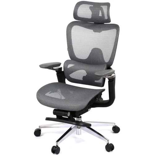 Офісне крісло АКЛАС Петрос R-SR Сірий (Сірий) (00158584): Тип для керівників