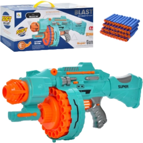 Автомат 42.5 см м'які кулі-присоски 40 шт. (9937): Виробник Noname