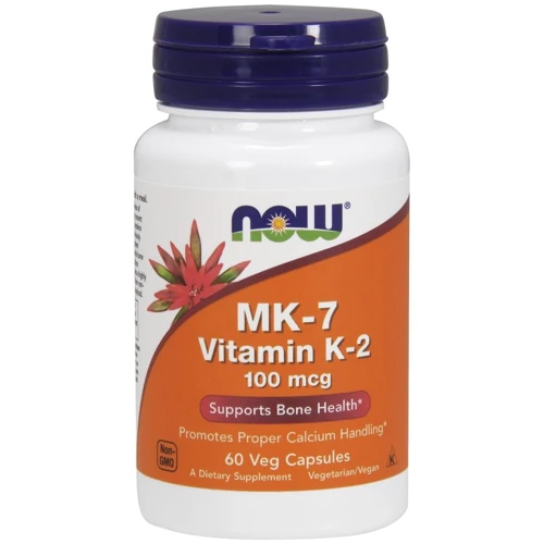 Now Foods MK-7 Vitamin K-2 100 mcg 60 caps