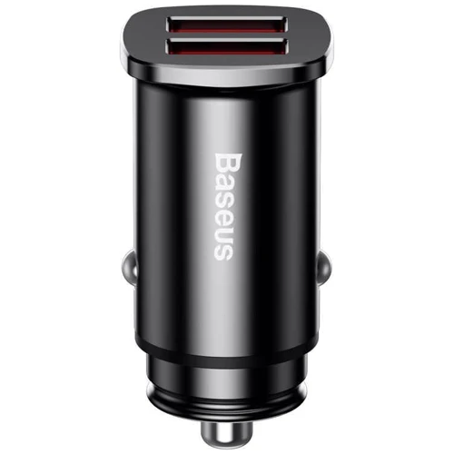 Зарядное устройство Baseus USB Car Charger 2xUSB Square Metal Quick Charger 3.0 30W Black (CCALL-DS01): Особенности Быстрая зарядка