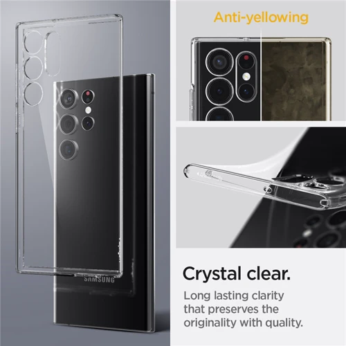 Аксессуар для смартфона Spigen Liquid Crystal Clear (ACS03912) for Samsung S908 Galaxy S22 Ultra: Пленка в комплекте нет